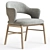 Stylish Flexform Alma Armchair - Vray & Corona Render 3D model small image 1