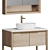 Contemporary Dive Bathroom Furniture 3D model small image 4