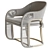 Vista Armchair: Modern Elegance Fixture 3D model small image 2