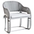 Vista Armchair: Modern Elegance Fixture 3D model small image 4