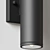 Outdoor LED Cylinder Wall Sconce 3D model small image 4