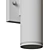 Outdoor LED Cylinder Wall Sconce 3D model small image 6