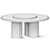 Modern Round Dining Table 1800mm 3D model small image 2
