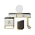 Modern Bathroom Vanity Set 3D model small image 3