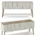 Concrete-Effect Luna Sideboard-Fashionably Crafted 3D model small image 1