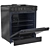 Samsung Smart Gas Range: Air Fry, Sous Vide 3D model small image 3