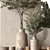Vibrant Vase and Plant Set 3D model small image 3