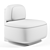 Modern Elegance with Yoshida Armchair 3D model small image 3