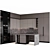  Adjustable Modular Kitchen Unit 3D model small image 9