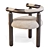 Carpanese Home Panda: Italian Designed Dining Chair 3D model small image 4