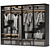 PBR Compatible Wardrobe Model 3D model small image 7