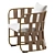  Zuo Quadrat Dining Chair White 3D Model 3D model small image 3