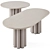 Cazarina Riner and Ambon Dining Tables 3D model small image 4
