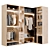 Modern Wardrobe 3D Model - OBJ 3D model small image 1