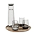 Glassware and Tray Set 3D model small image 2