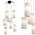 Cluster of Cosy Pendant Lights 3D model small image 2