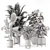 Modern Indoor Plants Ferm Living 3D model small image 7