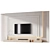 Modern TV Wall Unit 3 3D model small image 1