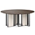 Contemporary Ravello Dining Table Set 3D model small image 2