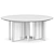 Contemporary Ravello Dining Table Set 3D model small image 3