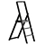 Versatile Step Ladder in Three Color Options 3D model small image 5