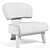  REEVES WOOD By Minotti Easy Chair 3D model small image 3