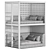 Kids Room Bunk Bed Set 3D model small image 5