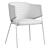 Elegant Eliza Velvet Beige Chair 3D model small image 6