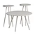 Compact Metal Side Tables 3D model small image 4