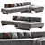  Contemporary LOVELAND Sofa Set 3D model small image 1