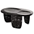 Balanced Stone Coffee Tables 3D model small image 5