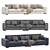 Modern Marac Avana Sofa Set 3D model small image 4