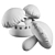 Forest Mushroom Plush Toy 3D model small image 4