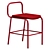 Sleek Loop Bar Stool 3D model small image 3