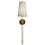 Elegant Linen Cone Wall Sconce 3D model small image 2