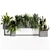 Premium Indoor Plant Shelf Set 3D model small image 2