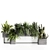 Premium Indoor Plant Shelf Set 3D model small image 3