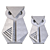 Geometric Metal Owl Sculptures 3D model small image 2