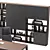 Sleek Modern Office Furniture Set 3D model small image 4