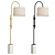 Modern Bronze Floor Lamp "Ily 3D model small image 1