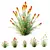 Colorful Tritoma Hot Poker Plant 3D model small image 1