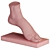 Contemporary Foot Sculpture Art Piece 3D model small image 6