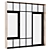 Modern Panoramic Glazing Windows 3D model small image 2