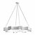 Modern Metallic Gear Pendant Light 3D model small image 1