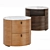 Contemporary Wood Bedside Table Onda 3D model small image 5