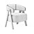 Stylish Poliform Loai Armchair 3D model small image 5