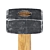 Mini Sledgehammer: Heavy-duty Strike Tool 3D model small image 3