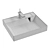 Over-Washing Machine Basin T5070 3D model small image 4