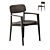 Dual Style Poliform Curve Chair 3D model small image 6