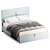-"Larga Monro KR-001 Bed 3D model small image 1